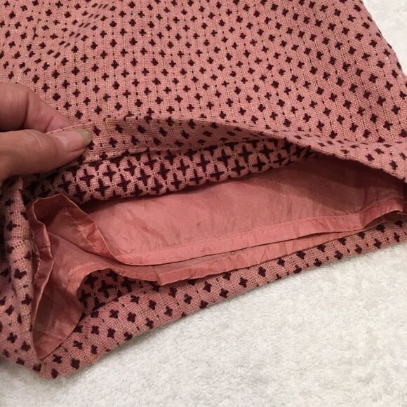 Medium sized Cotton Candy pink maroon patterned shorts lined - Picture 4 of 7